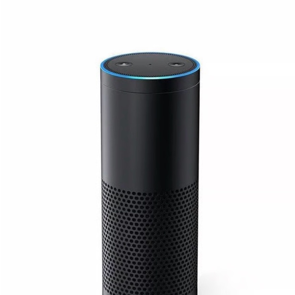 Amazon Echo Smart Speaker - Black with Blue Accent